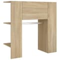 Miniatyrbillede 7 af 11: vidaXL entrémøbel 97,5x37x99 cm konstrueret træ sonoma-eg -  Opbevaringsskabe