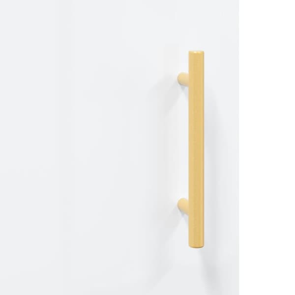 vidaXL vægskab 60x31x70 cm konstrueret træ hvid højglans - Opbevaringsskabe