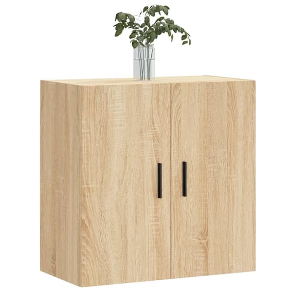 vidaXL vægskab 60x31x60 cm konstrueret træ sonoma-eg - Opbevaringsskabe