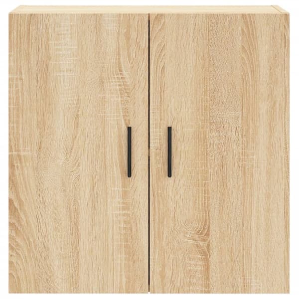 vidaXL vægskab 60x31x60 cm konstrueret træ sonoma-eg - Opbevaringsskabe