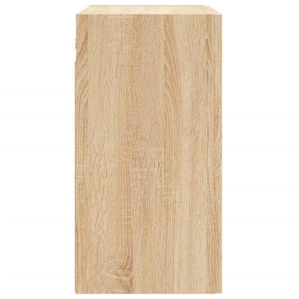 vidaXL vægskab 60x31x60 cm konstrueret træ sonoma-eg - Opbevaringsskabe