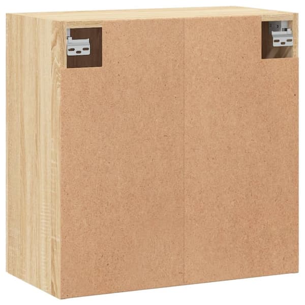 vidaXL vægskab 60x31x60 cm konstrueret træ sonoma-eg - Opbevaringsskabe
