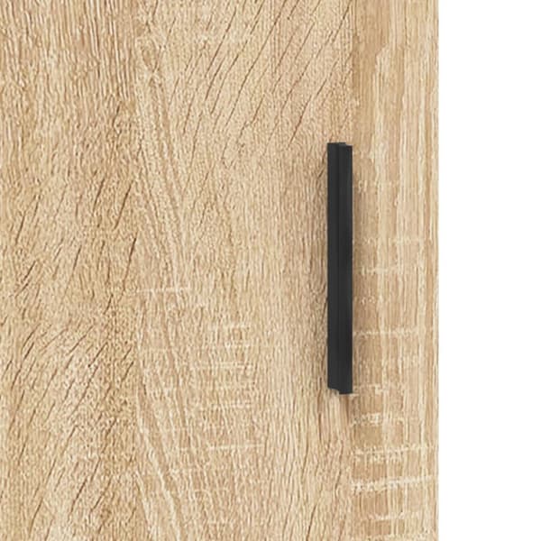 vidaXL vægskab 60x31x60 cm konstrueret træ sonoma-eg - Opbevaringsskabe