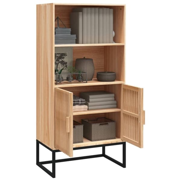 vidaXL højskab 60x35x125 cm konstrueret træ -  Opbevaringsskabe