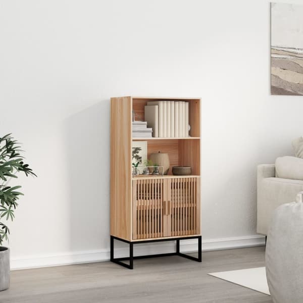 vidaXL højskab 60x35x125 cm konstrueret træ -  Opbevaringsskabe