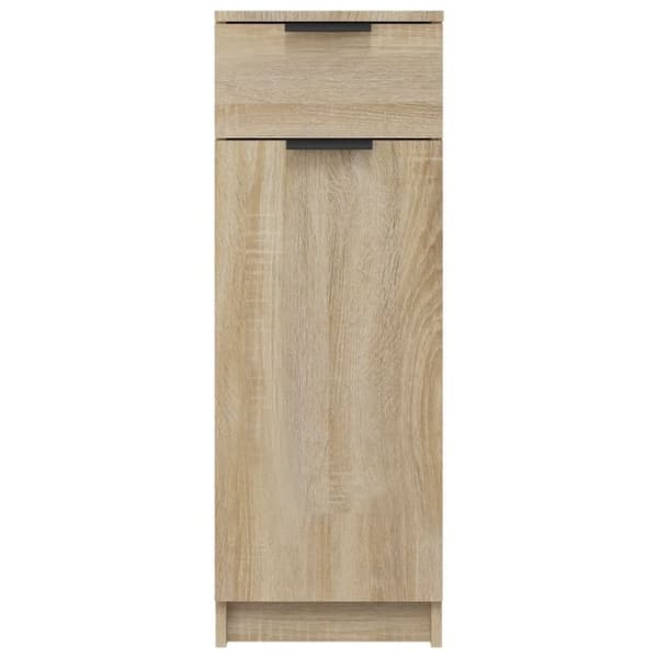 vidaXL Badrumsskåp sonoma-ek 32x34x90 cm konstruerat trä -  Förvaringsskåp & garderober