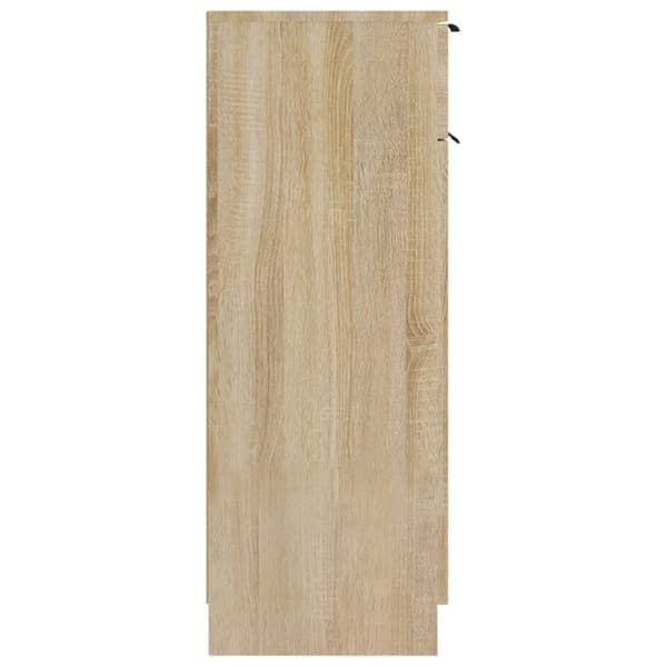 vidaXL Badrumsskåp sonoma-ek 32x34x90 cm konstruerat trä -  Förvaringsskåp & garderober