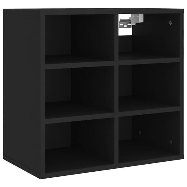 vidaXL Skoskåp 2 delar svart 52,5x30x50 cm -  Förvaringsskåp & garderober