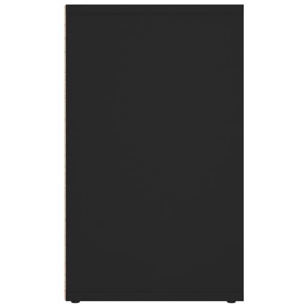 vidaXL Skoskåp 2 delar svart 52,5x30x50 cm -  Förvaringsskåp & garderober