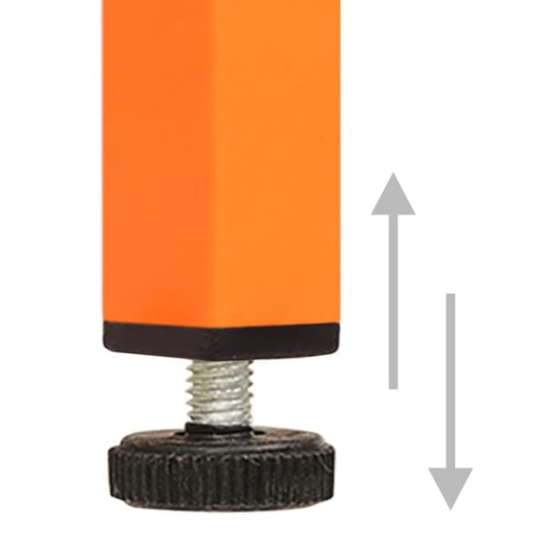 vidaXL skab 35x46x180 cm stål orange -  Opbevaringsskabe