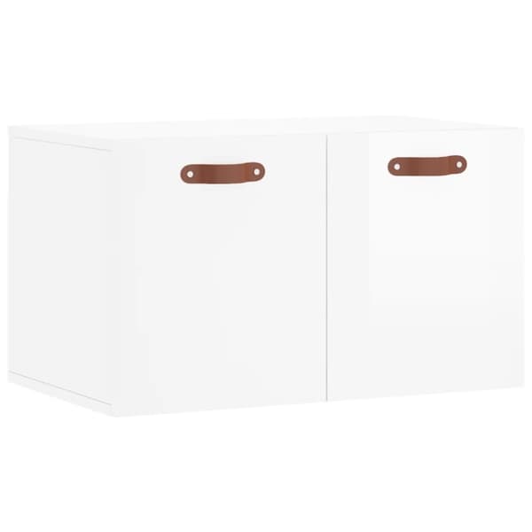 vidaXL Väggskåp vit högglans 60x 36,5x35 cm konstruerat trä -  Förvaringsskåp & garderober