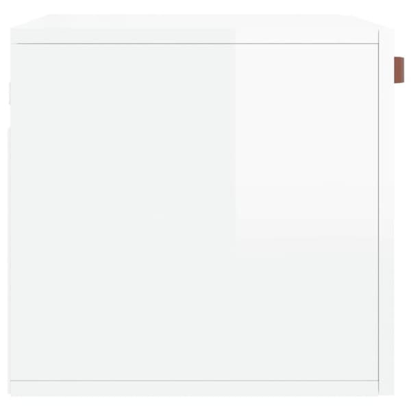 vidaXL Väggskåp vit högglans 60x 36,5x35 cm konstruerat trä -  Förvaringsskåp & garderober