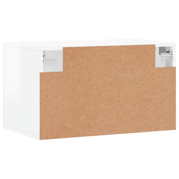 vidaXL Väggskåp vit högglans 60x 36,5x35 cm konstruerat trä -  Förvaringsskåp & garderober