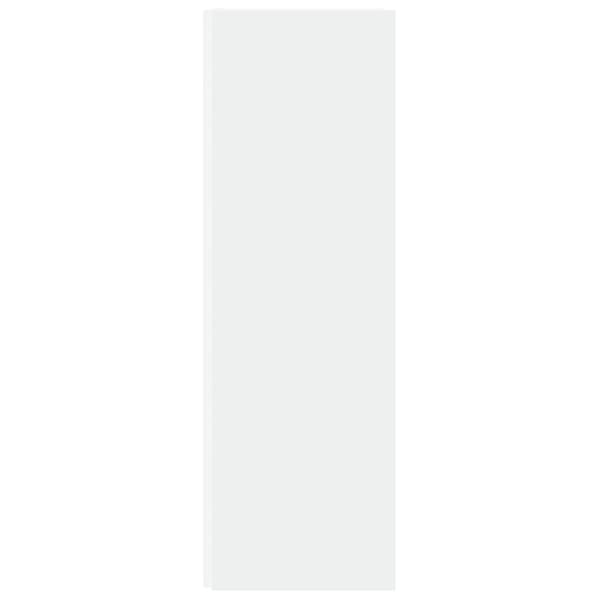 vidaXL hjørnereol 33x33x100 cm spånplade hvid -  Opbevaringsskabe