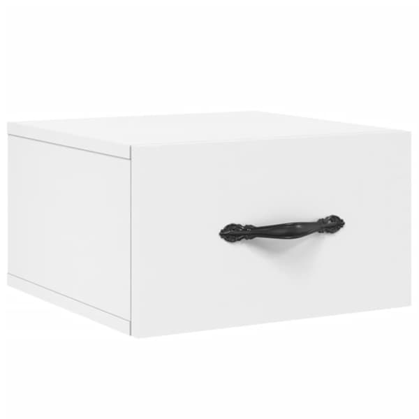 vidaXL væghængte sengeborde 2 stk. 35x35x20 cm hvid - Opbevaringsskabe