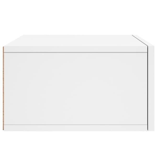 vidaXL væghængte sengeborde 2 stk. 35x35x20 cm hvid - Opbevaringsskabe