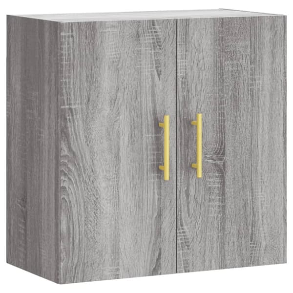 vidaXL vægskab 60x31x60 cm konstrueret træ grå sonoma-eg -  Opbevaringsskabe