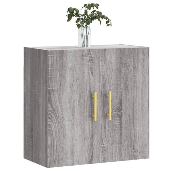 vidaXL vægskab 60x31x60 cm konstrueret træ grå sonoma-eg -  Opbevaringsskabe