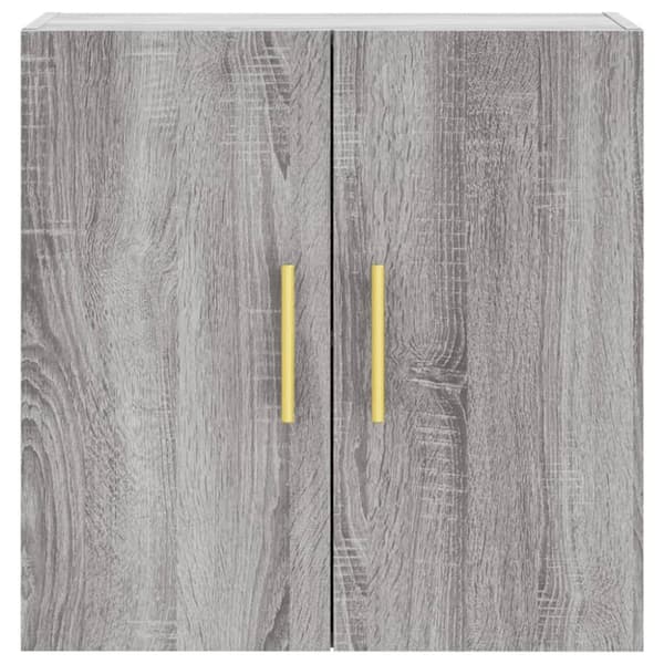 vidaXL vægskab 60x31x60 cm konstrueret træ grå sonoma-eg -  Opbevaringsskabe