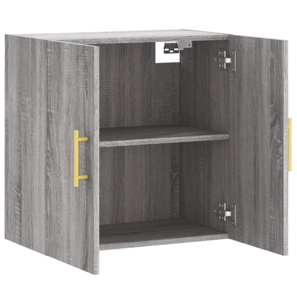 vidaXL vægskab 60x31x60 cm konstrueret træ grå sonoma-eg -  Opbevaringsskabe
