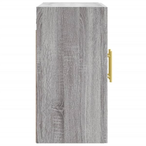 vidaXL vægskab 60x31x60 cm konstrueret træ grå sonoma-eg -  Opbevaringsskabe