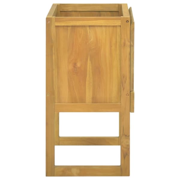 vidaXL Kylpyhuoneen kaappi 60x45x75 cm täysi tiikki - Säilytys- & lukkokaapit