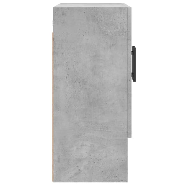 vidaXL vægskab 60x31x70 cm konstrueret træ betongrå - Opbevaringsskabe