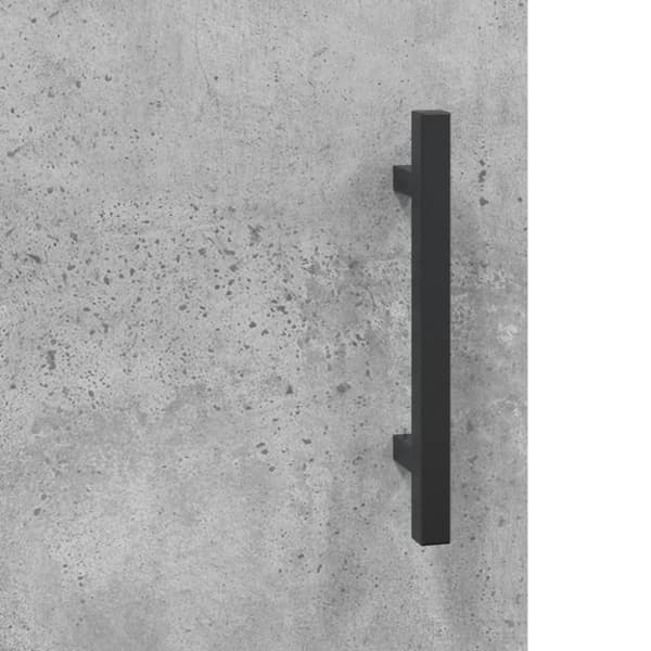 vidaXL vægskab 60x31x70 cm konstrueret træ betongrå - Opbevaringsskabe