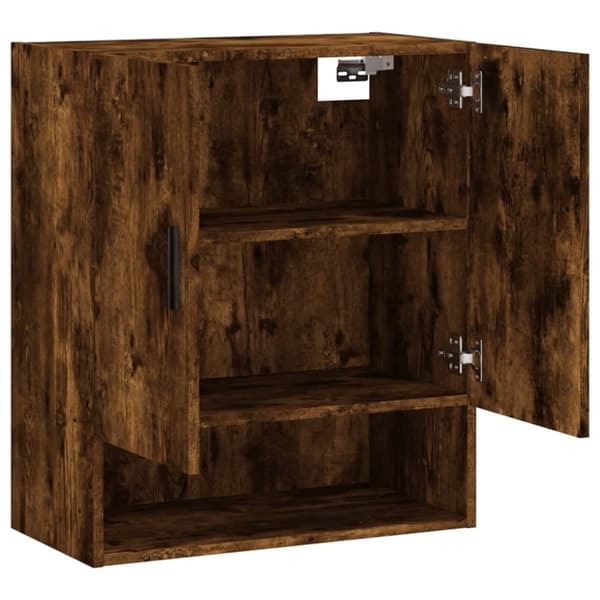 vidaXL Seinäkaappi savutammi 60x31x70 cm tekninen puu - Säilytys- & lukkokaapit