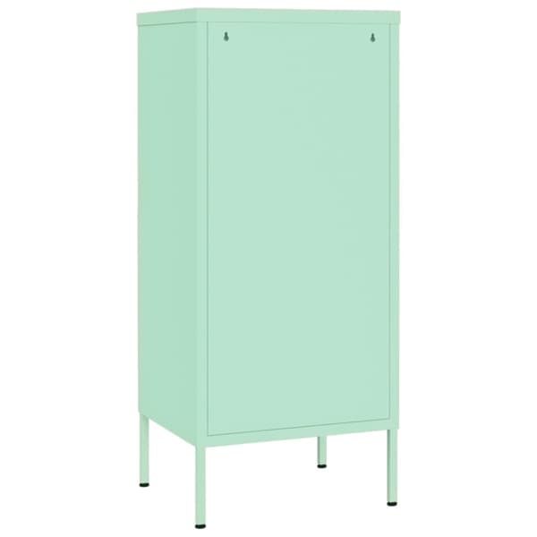 vidaXL Varastokaappi minttu 42,5x35x101,5 cm teräs - Säilytys- & lukkokaapit