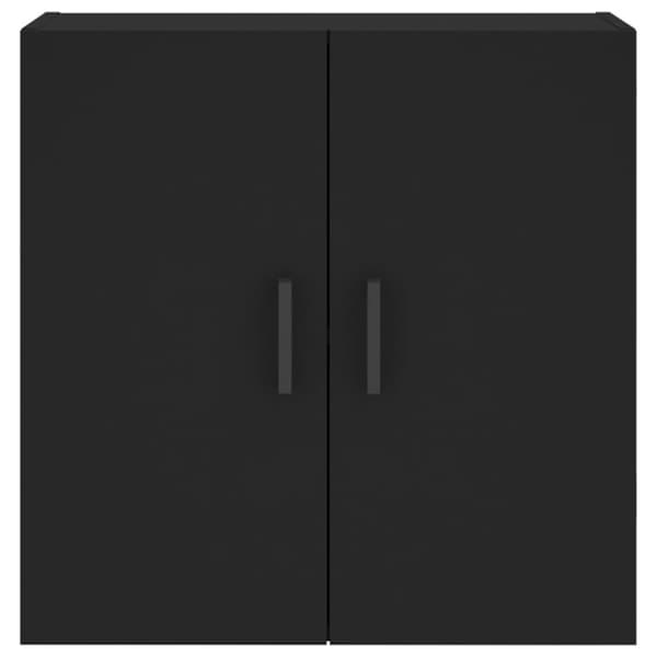 vidaXL vægskab 60x31x60 cm konstrueret træ sort - Opbevaringsskabe