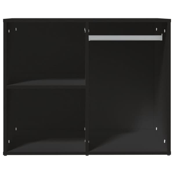 vidaXL skab 80x40x65 cm konstrueret træ sort - Opbevaringsskabe