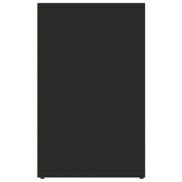vidaXL skab 80x40x65 cm konstrueret træ sort - Opbevaringsskabe