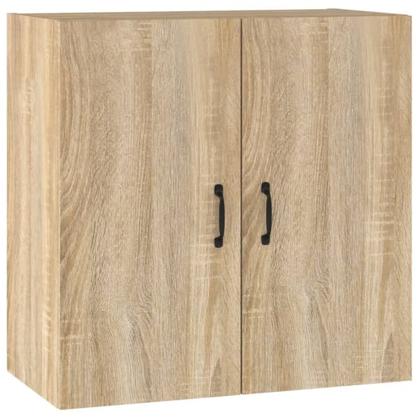 vidaXL Seinäkaappi Sonoma-tammi 60x31x60 cm tekninen puu - Säilytys- & lukkokaapit