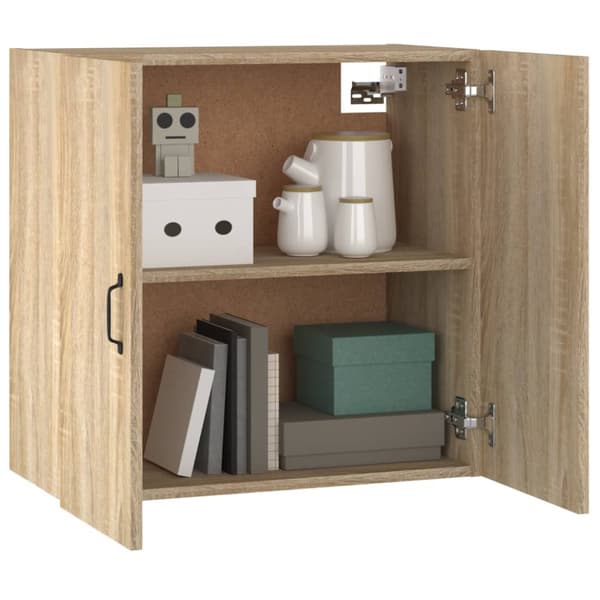 vidaXL Seinäkaappi Sonoma-tammi 60x31x60 cm tekninen puu - Säilytys- & lukkokaapit