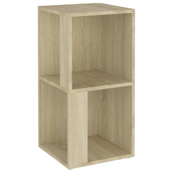 vidaXL hjørneskab 33x33x67 cm konstrueret træ sonoma-eg - Opbevaringsskabe