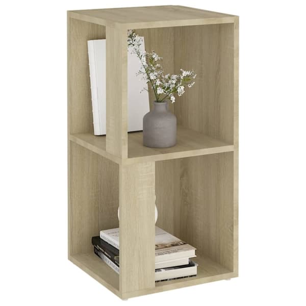 vidaXL hjørneskab 33x33x67 cm konstrueret træ sonoma-eg - Opbevaringsskabe
