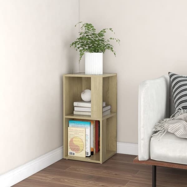 vidaXL hjørneskab 33x33x67 cm konstrueret træ sonoma-eg -  Opbevaringsskabe
