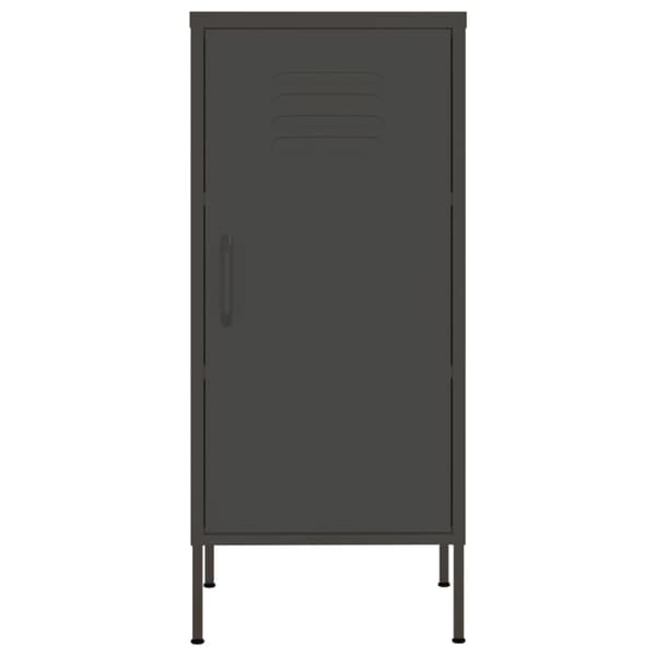 vidaXL opbevaringsskab 42,5x35x101,5 cm stål antracitgrå - Opbevaringsskabe