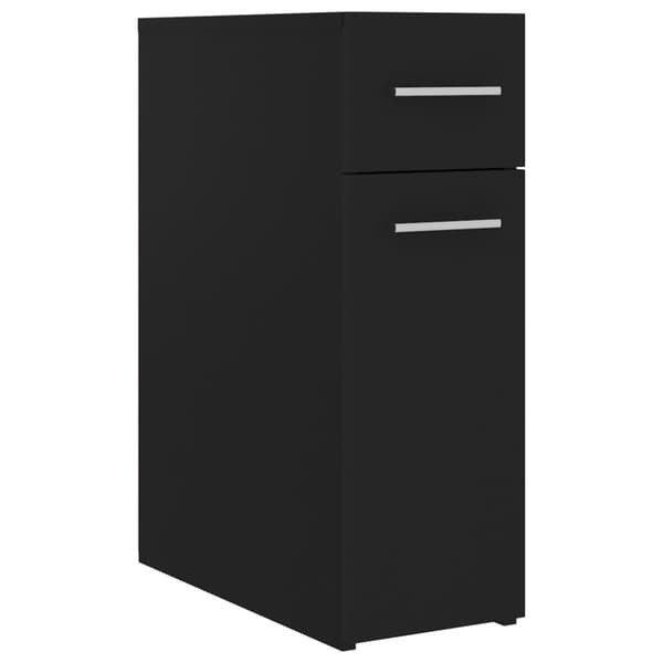 vidaXL Apoteksskåp svart 20x45,5x60 cm konstruerat trä -  Förvaringsskåp & garderober
