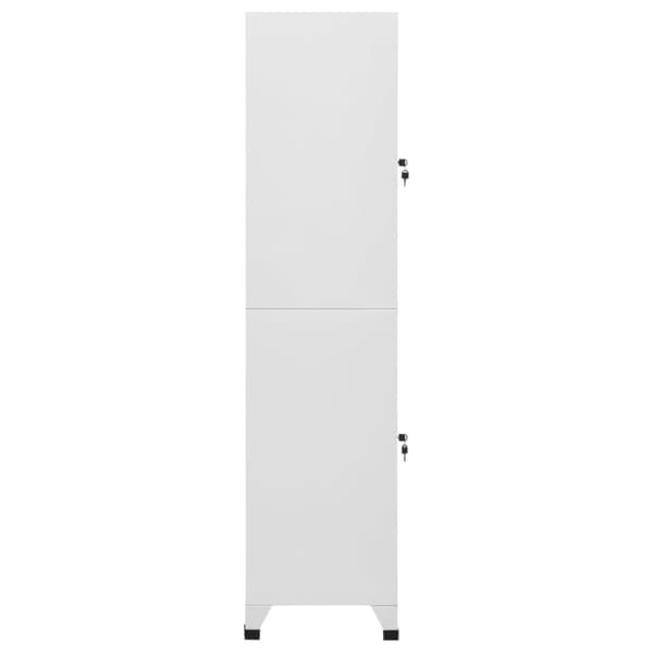 vidaXL lockerskab med to rum 38x45x180 cm - Opbevaringsskabe