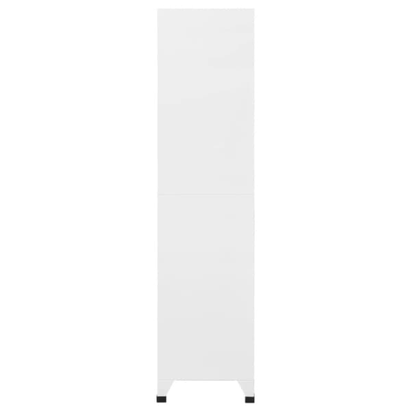 vidaXL Klädskåp med 18 fack metall 90x40x180 cm -  Förvaringsskåp & garderober