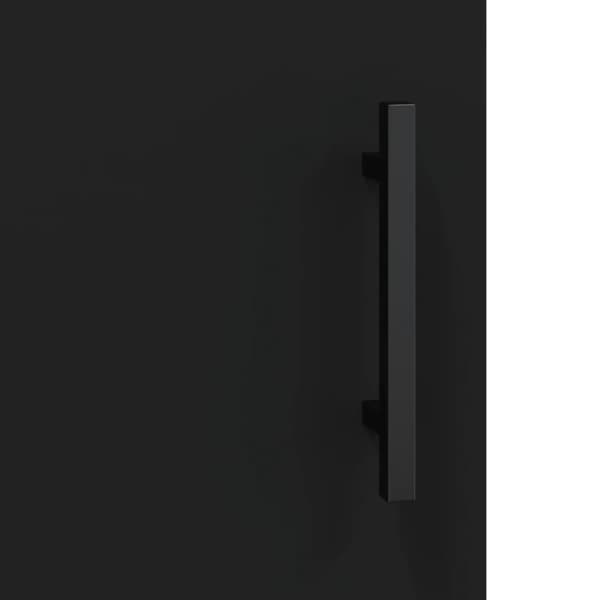 vidaXL vægskab 60x31x70 cm konstrueret træ sort - Opbevaringsskabe