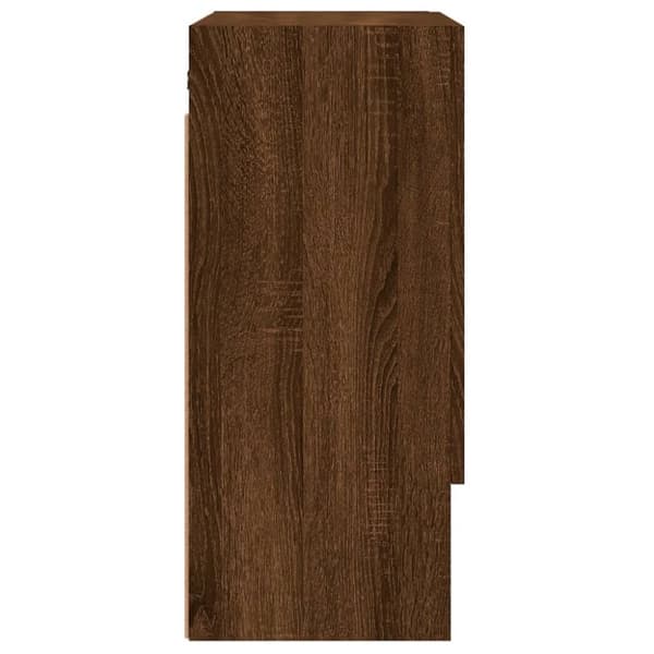 vidaXL Seinäkaappi ruskea tammi 60x31x70 cm tekninen puu -  Säilytys- & lukkokaapit