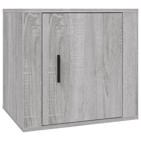 The Living Store Yöpöydät 2 kpl harmaa Sonoma 50x39x47 cm -  Säilytys- & lukkokaapit
