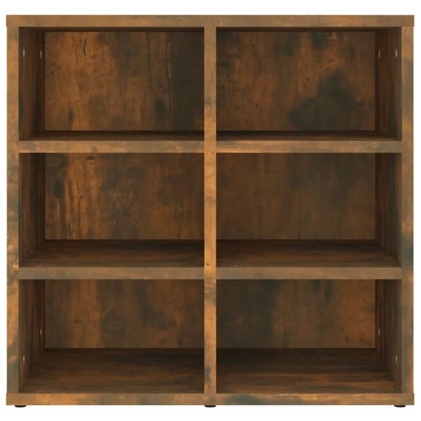 The Living Store skoreoler 2 stk. 52,5x30x50 cm røget egetræ -  Opbevaringsskabe