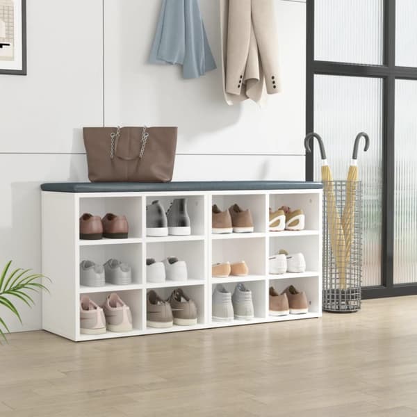 The Living Store Kenkäkaapit 2 kpl valkoinen 52,5x30x50 cm - Säilytys- & lukkokaapit