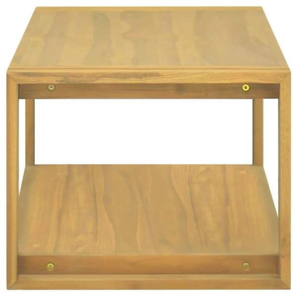 The Living Store Väggmonterat badrumsskåp 90x45x35 cm massiv teak -  Förvaringsskåp & garderober