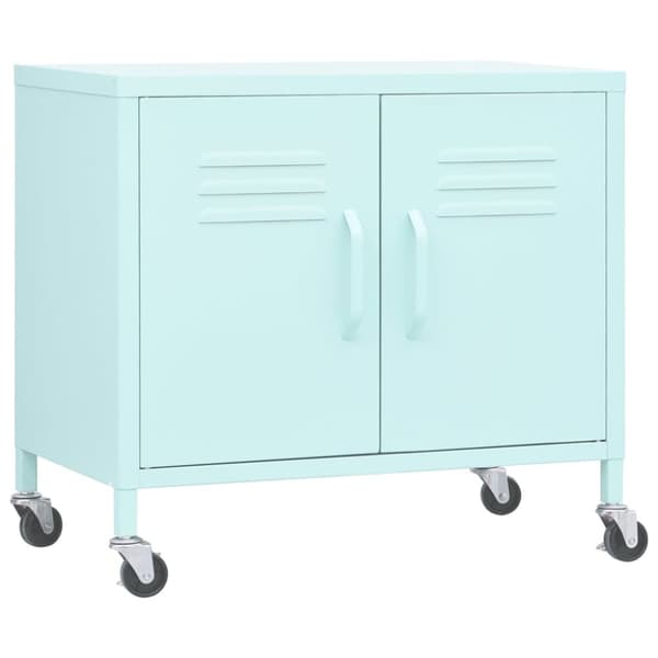 The Living Store opbevaringsskab 60x35x56 cm stål mintgrøn - Opbevaringsskabe