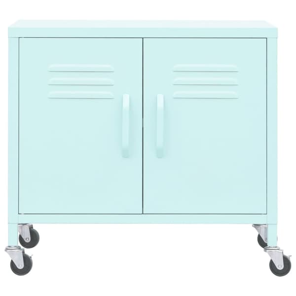 The Living Store opbevaringsskab 60x35x56 cm stål mintgrøn - Opbevaringsskabe
